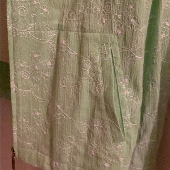 Light woman’s jacket.  Light green with white. - Picture 5 of 7